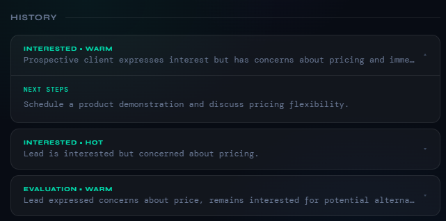 Conversation History